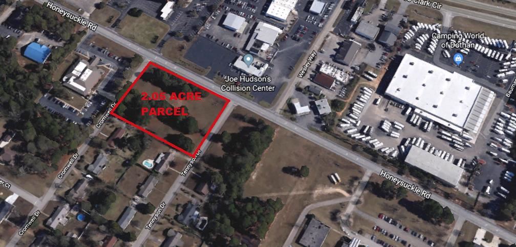 2.05 Acre Parcel on Honeysuckle Rd.