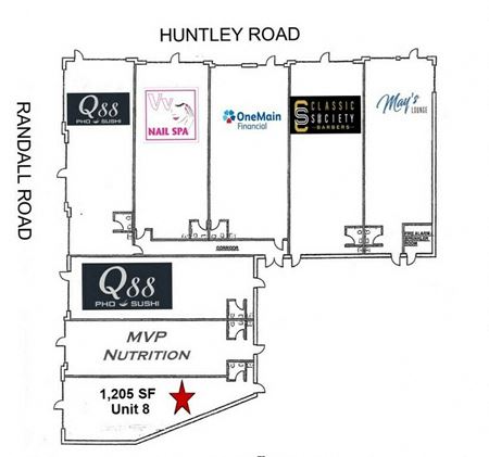 Office space for Rent at 7020 Huntley Rd Unit 8 in Carpentersville