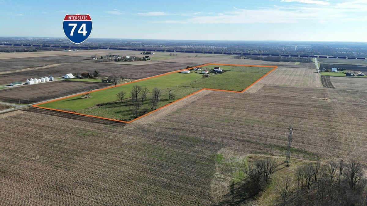 46 Acres Proposed Industrial at the I-74 Interchange