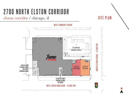 Retail space for Rent at 2700 North Elston Avenue in Chicago