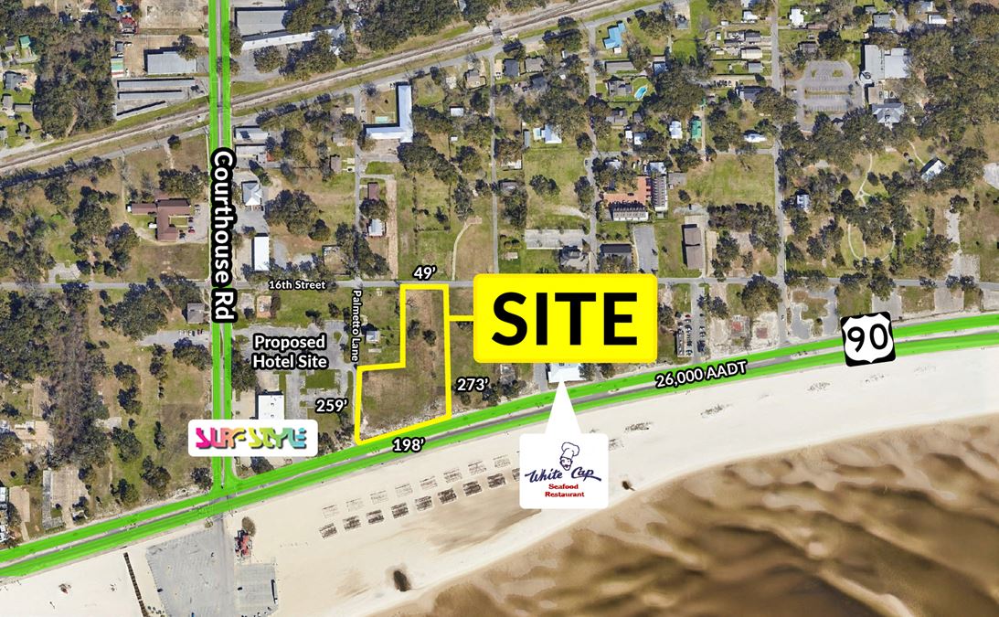 1.82 ACRES NEAR MAJOR GULFPORT INTERSECTION