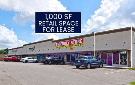 Retail space for Rent at 8707 Martin Luther King Boulevard in Houston