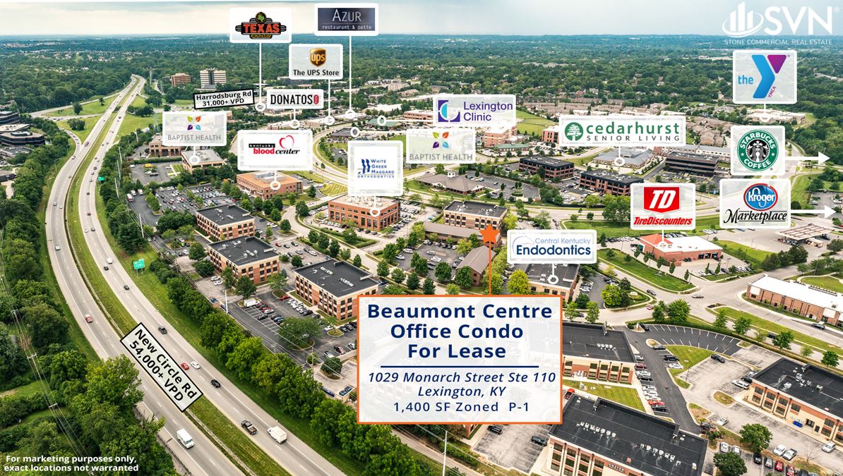 1029 Monarch Street -  Beaumont Centre Office Condo For Lease 