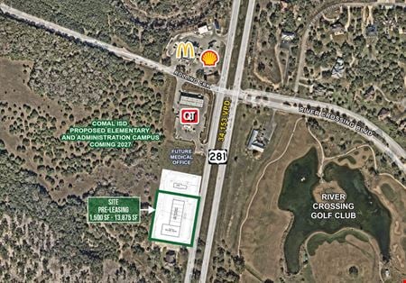 Retail space for Rent at SWQ of Highway 281 and Rolling Creek Road in Spring Branch