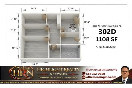 Office space for Rent at 8895 North Military Trail in Palm Beach Gardens
