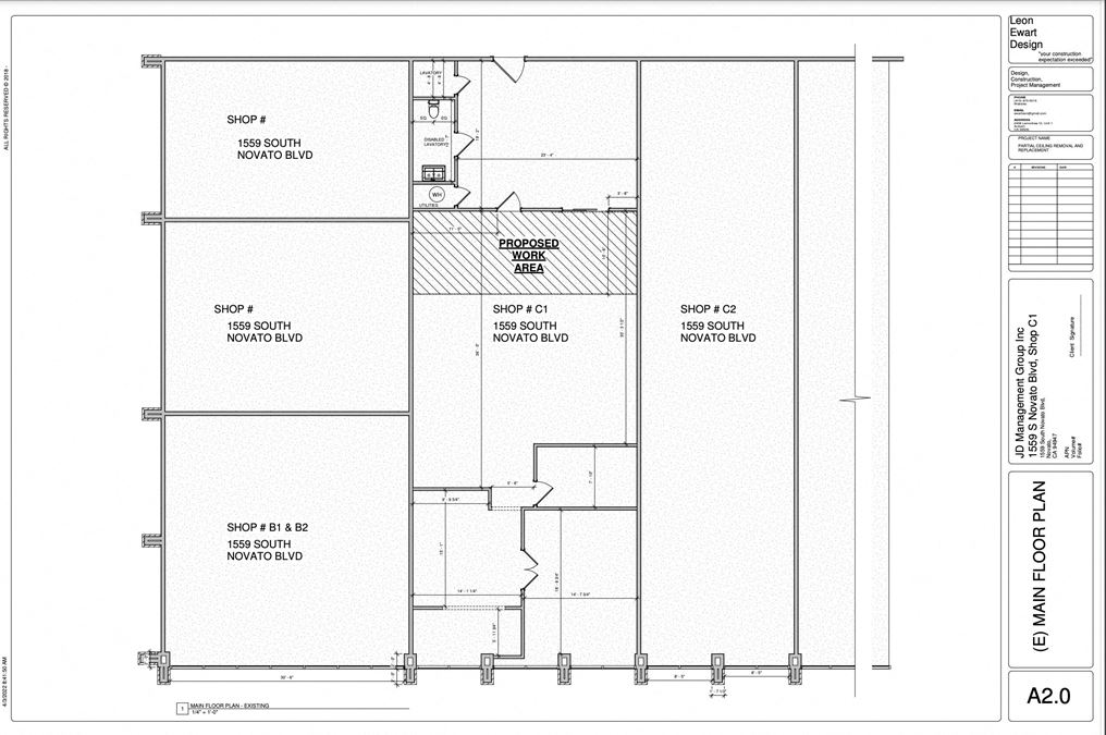 ± 2,360 SF AVAILABLE FOR LEASE TRIANGLE PLAZA, SUITE C-1