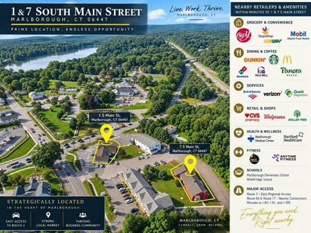 Retail space for Rent at 1-7 S Main Street, Unit# A,B,D,E in Marlborough