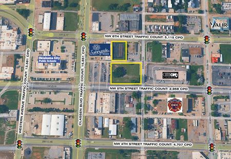 Land space for Sale at N.W. 6th Street & Classen Boulevard in Oklahoma City