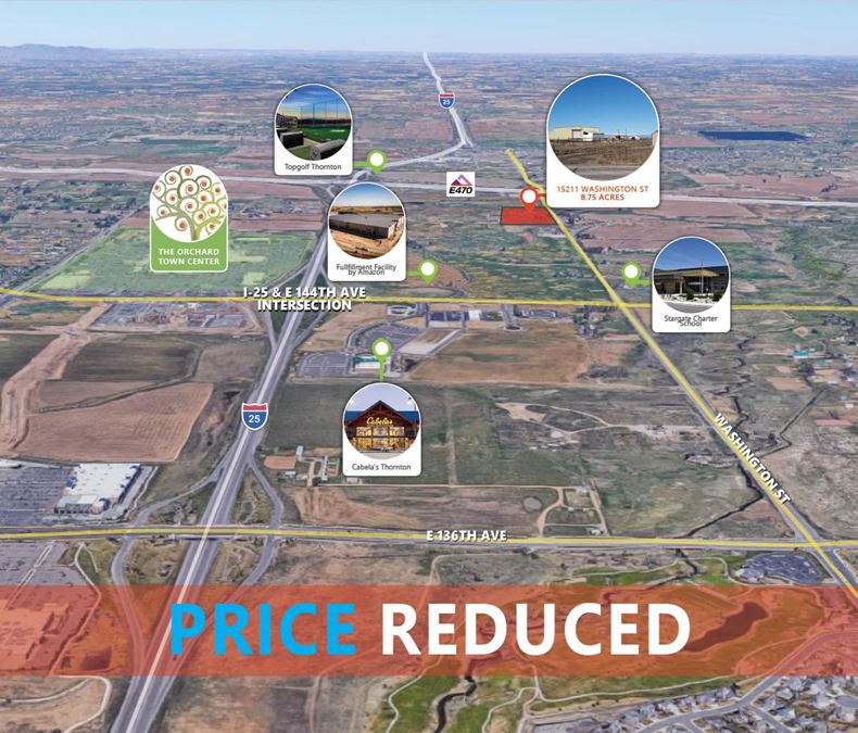 8.75 ac Development Land for Sale