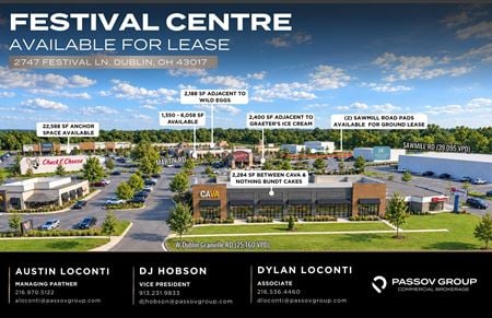 Retail space for Rent at 2747 Festival Ln in Dublin