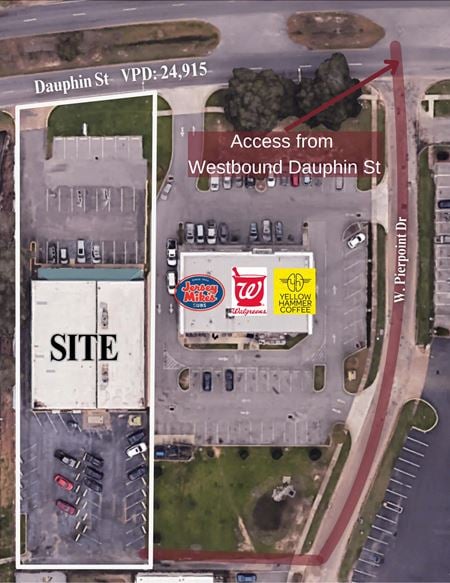 Office space for Rent at 3153 Dauphin St. in Mobile