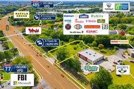 $1 Auction - 0.8 Acre Charlotte Parcel | 36K VPD