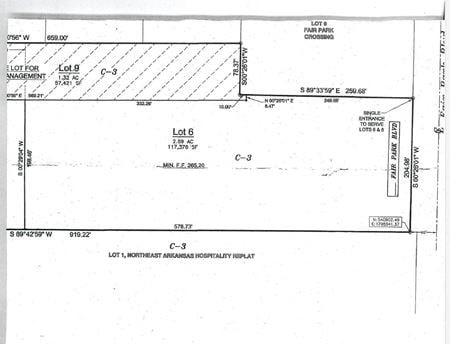 VacantLand space for Sale at Fair Park Blvd in Jonesboro