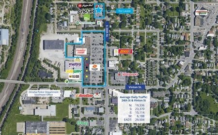 Retail space for Rent at 3002-3114 S 24th St in Omaha