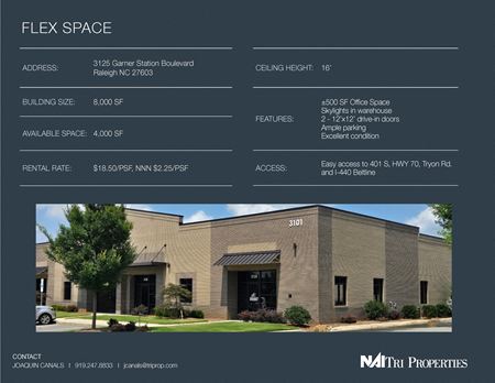 Photo of commercial space at 3125 Garner Station Boulevard in Raleigh