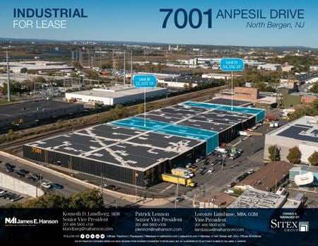 Industrial space for Rent at 7001 Anpesil Dr in North Bergen