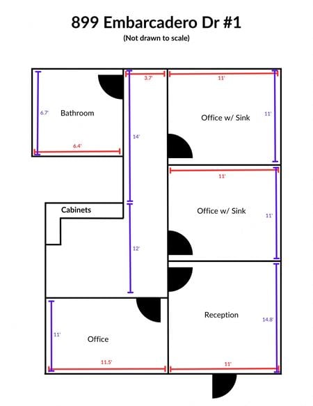 Retail space for Rent at 899 Embarcadero Dr in El Dorado Hills