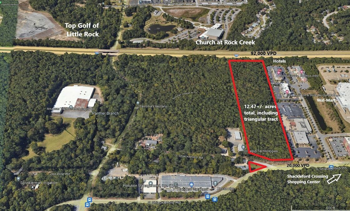High-Visibility Mixed-Use Commercial Development Land Opportunity Along I-430 Corridor