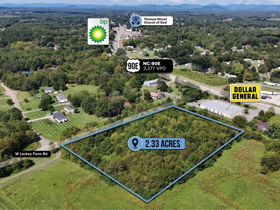 $1 Auction – 2.3 Acre Parcel | Charlotte CSA | Dollar General Adjacent