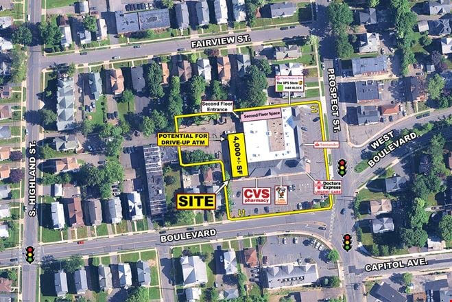 Retail space for Rent at 1020-1044 Boulevard in West Hartford