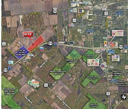 Photo of commercial space at US 59 and Miller Rd in Rosenberg