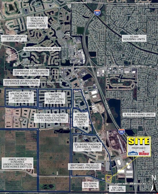 NWC of Becker Rd & SW Village Pkwy