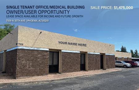 Office space for Sale at 7509 N 35th Ave in Phoenix