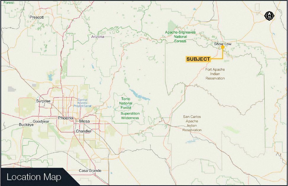 NWC & NEC of East Woolford Road & 8th Street, Show Low, AZ 85901