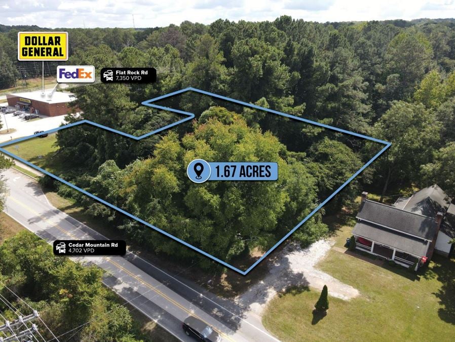 $1 Auction – 1.67 Acre Parcel | Atlanta MSA | 12K VPD