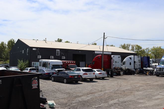Truck Shop and Truck Trailer Yard