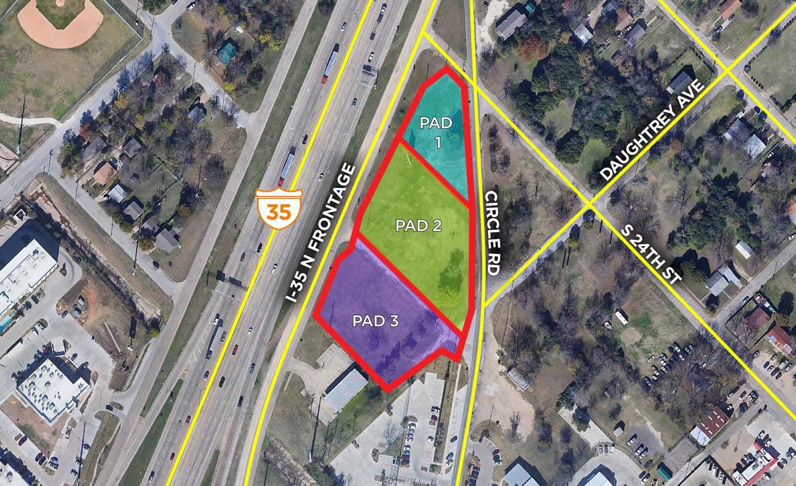 Waco Retail Pad Sites