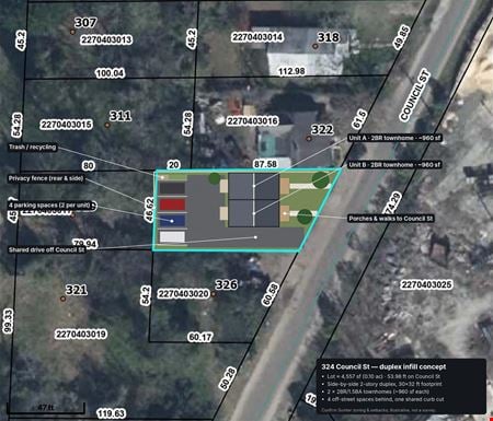 VacantLand space for Sale at 324 Council St in Sumter