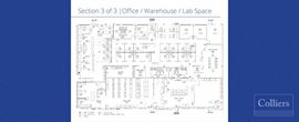 Premium office/warehouse/lab space for sublease
