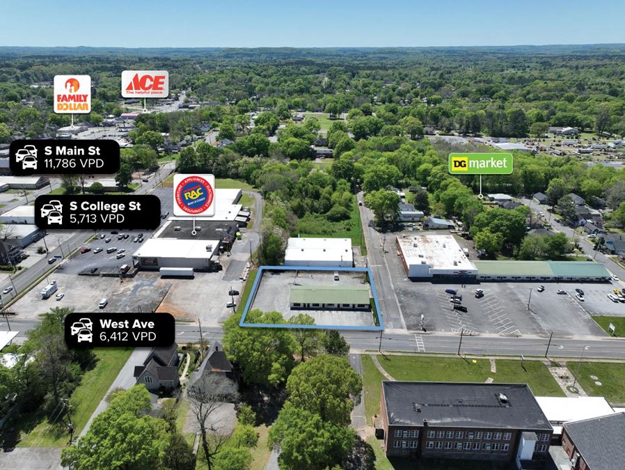 Cedartown Shopping Center | 85% Occupied | 9,935 Square Feet