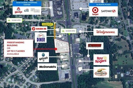 Retail space for Rent at 6355 Crain Hwy in La Plata