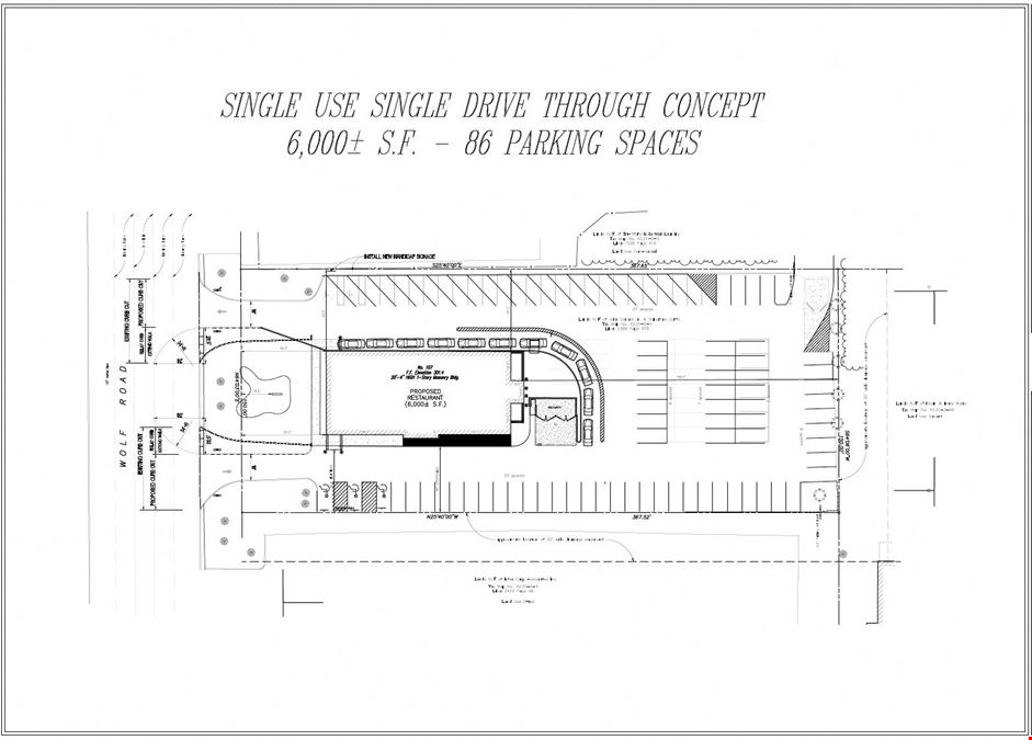 Former 99 Restaurant - 1.3 Acres on Wolf Road