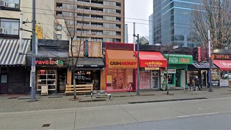 Retail space for Rent at 1015 Granville Street in Vancouver