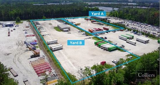 Two Outdoor Storage Yards Available For Lease