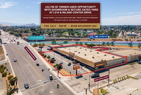 Retail space for Sale at 780 Inland Center Dr in San Bernardino