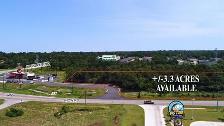 VacantLand space for Sale at Airport Blvd and Snow Rd in Mobile