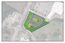 Signalized Corner Grocer-Outparcel