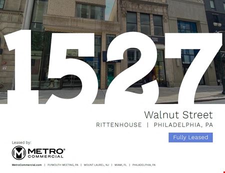Retail space for Rent at 1527 Walnut St in Philadelphia