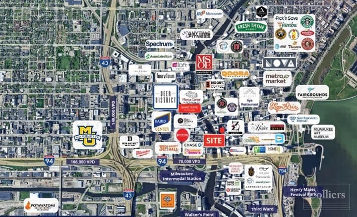 Retail space for Rent at 720 N Water St in Milwaukee