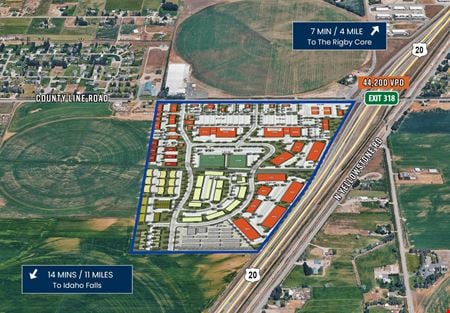 Retail space for Rent at SWC US Highway 20 & County Line Road in Rigby
