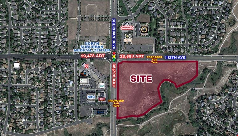Retail space for Sale at 112th Avenue and Sheridan Boulevard - SEC in Westminster