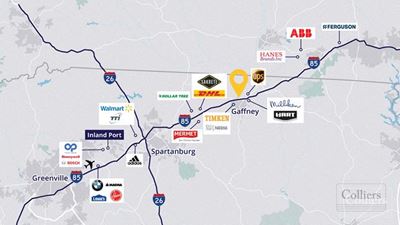 ±114 Acres Industrial Development Land in Cherokee County