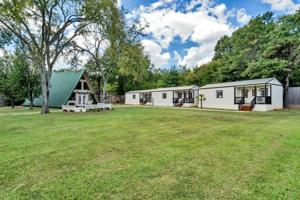 Custom Built! The Chalet & 3 Mini Houses in Canton TX