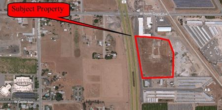 Fully Fenced Private Sales/Industrial Yard Area w/ Office Pad - Porterville