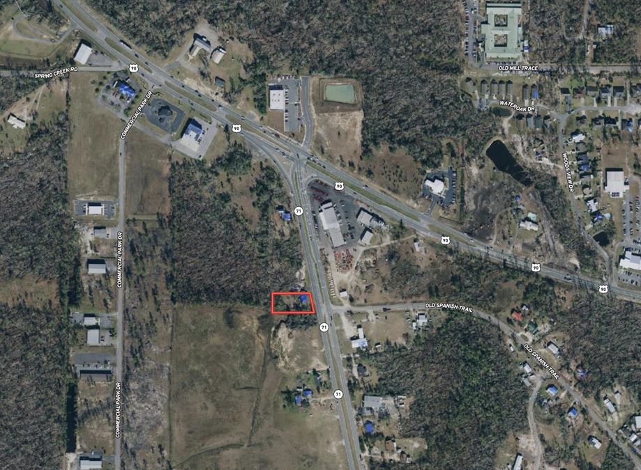 .68  Acre Commercial Land for Sale on High-Traffic Route in Marianna, FL