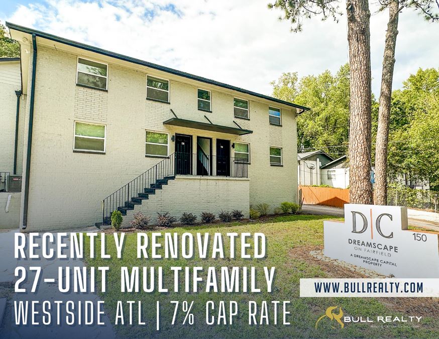 Recently Renovated 27-Unit Multifamily in Westside Atlanta | 7% Cap Rate